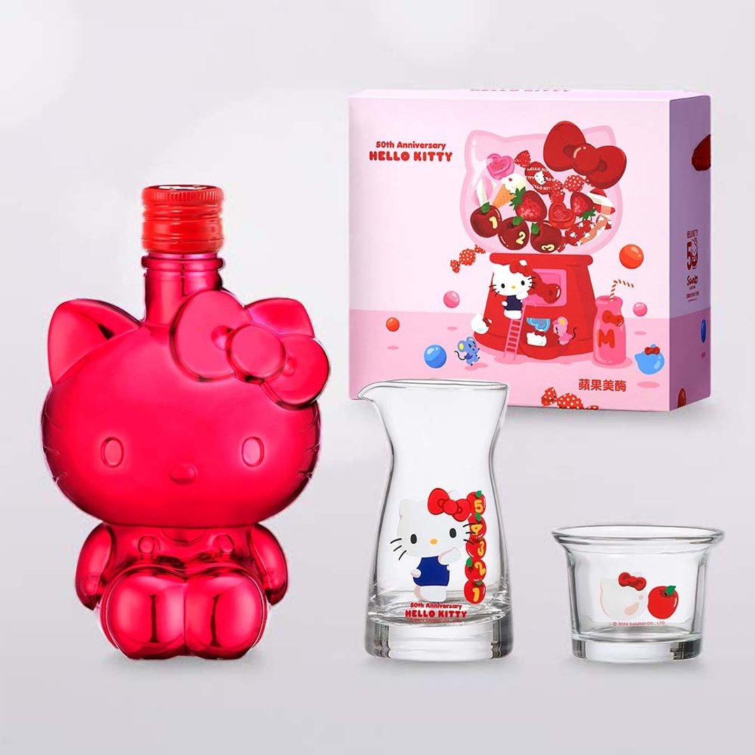 HELLO KITTY 苹果美酶(苹果发酵液含酵素) - 健康/养生 - 玻璃 红色