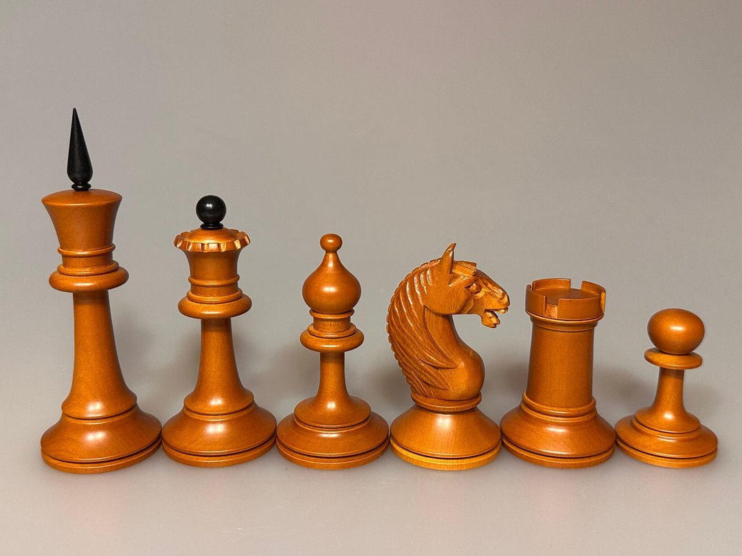 苏联/俄罗斯西洋棋套装 1930-1935（复制品） - 桌游/玩具 - 木头 黑色