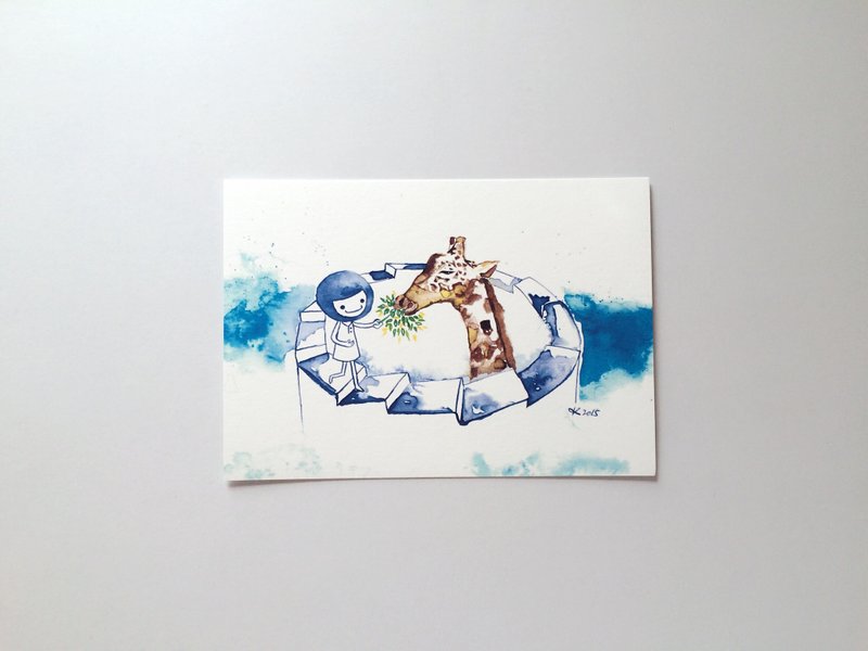 明信片 感情多多系列-转 - 卡片/明信片 - 纸 蓝色