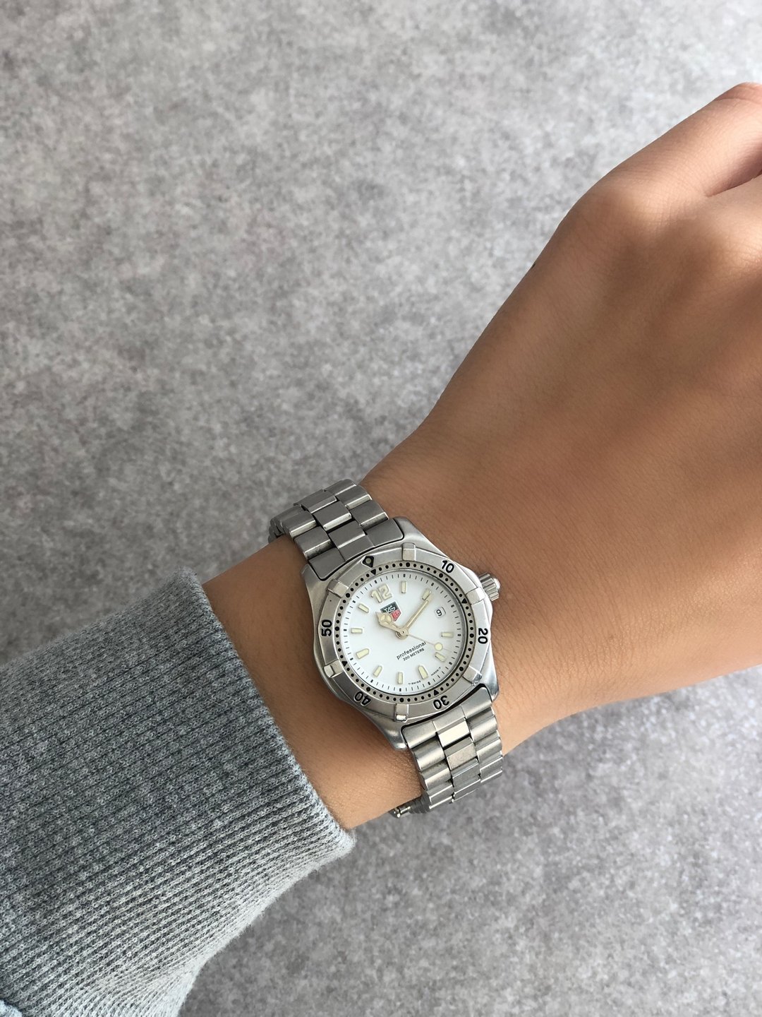 【日本直送 名牌中古包】TAG Heuer 腕表 银色 不锈钢 Professional 200 wk1311 石英机芯 j455hr - 女表 - 不锈钢 银色