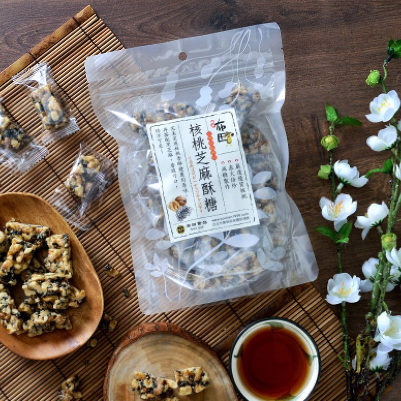 【布田食品】核桃芝麻酥糖 - 零食/点心 - 其他材质 咖啡色