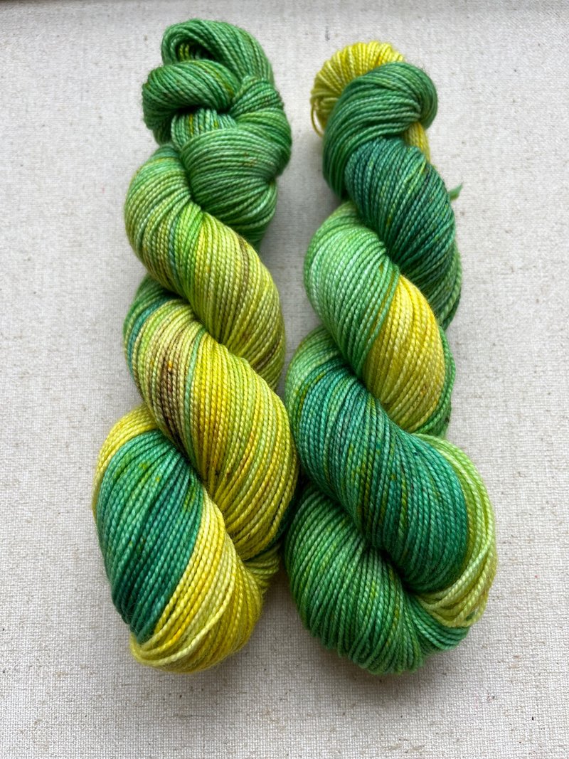 手染羊毛线-林缬 - 编织/刺绣/羊毛毡/裁缝 - 羊毛 绿色