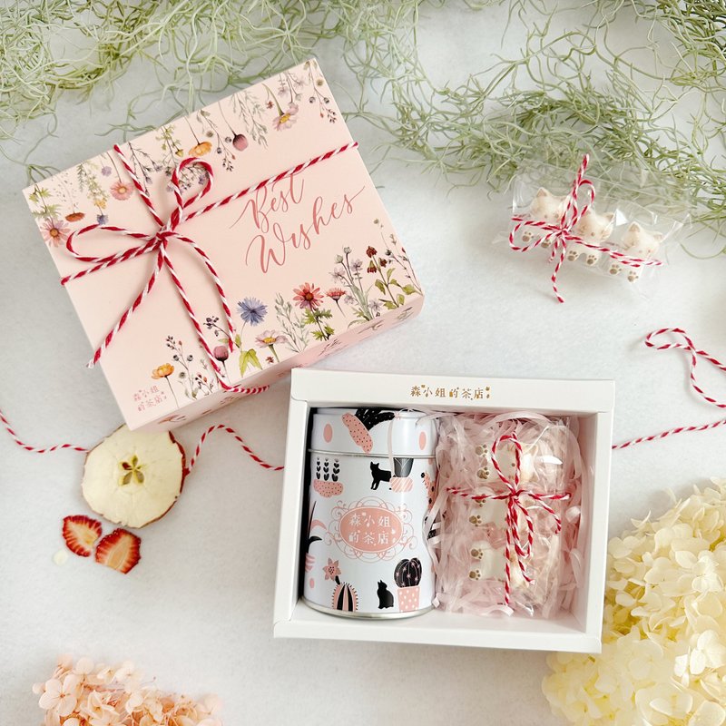 | 送礼首选 | 德国果茶与日本立体猫咪杯缘砂糖礼盒 - 茶 - 植物．花 