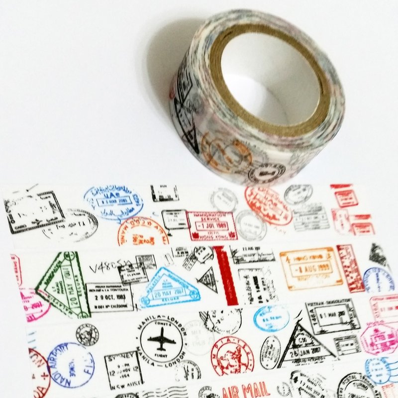 分装纸胶带 行万里路 - 纸胶带 - 纸 