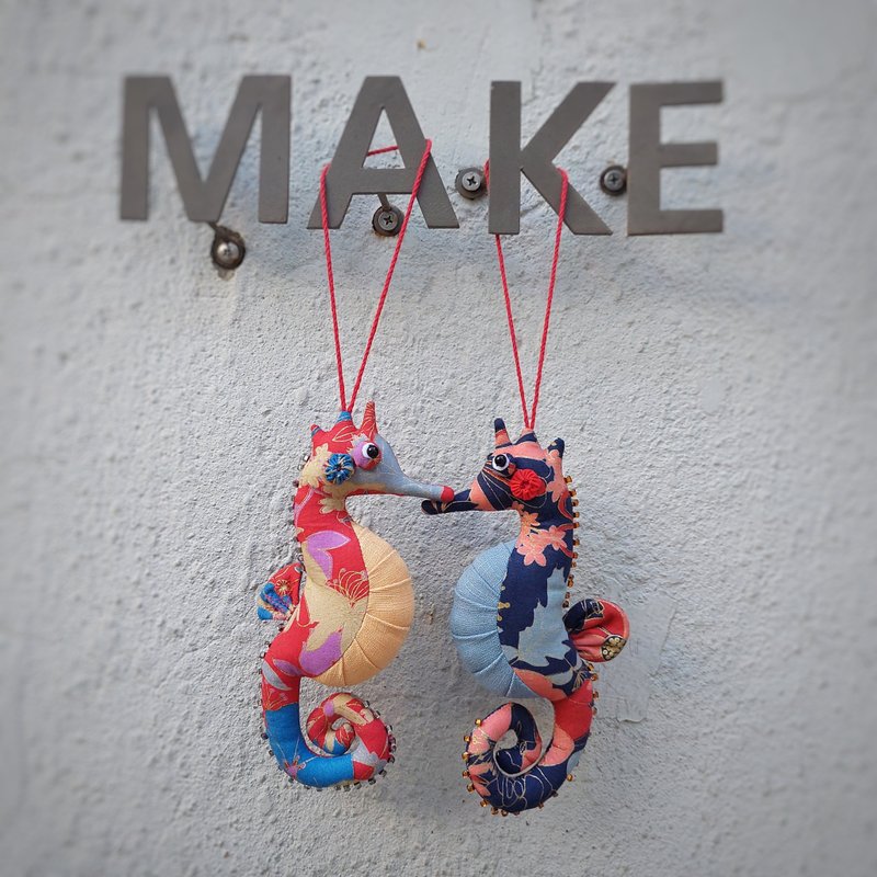 好运成双_海马 - 摆饰 - 棉．麻 