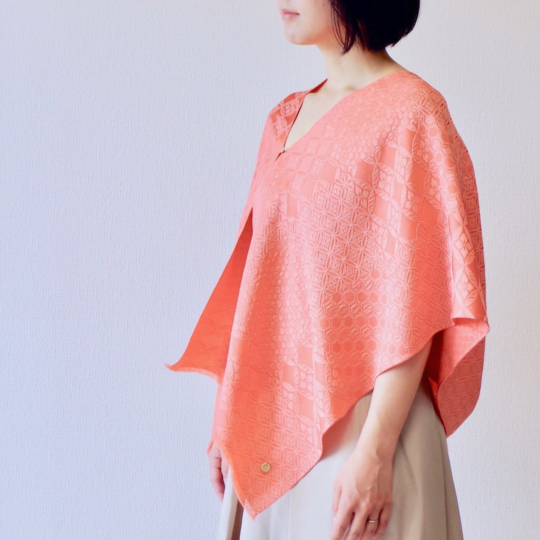 filtango stole auspicious pattern METARU KISSHO PLUMPIK - 丝巾 - 丝．绢 粉红色