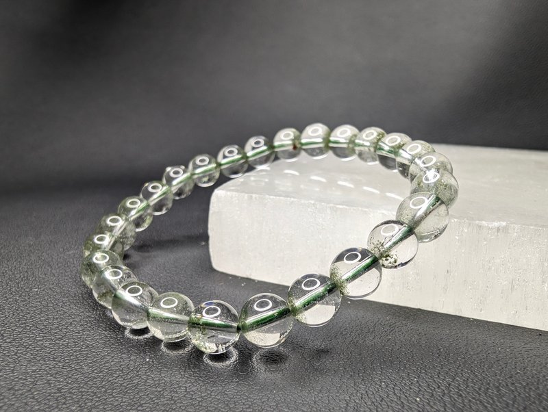 绿幽灵 手串 手链 天然水晶 水晶手串 7mm 水晶手链 - 手链/手环 - 水晶 