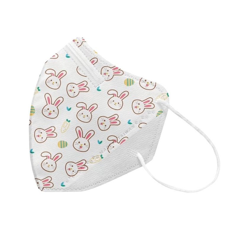 兴安-儿童立体医用口罩-兔子(一盒50入)MIT台湾制造 - 口罩 - 其他材质 多色