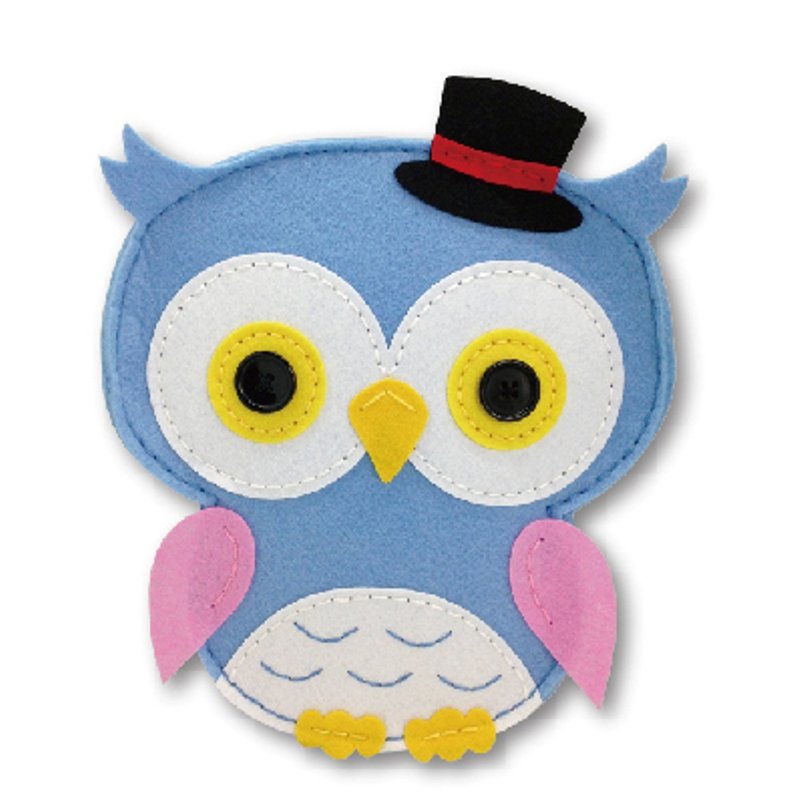 Fairy Land【材料包】猫头鹰后背包-蓝 - 其他 - 其他材质 