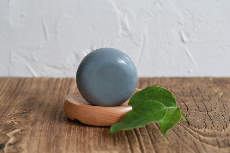 温泉青磺手工皂 洁面皂  110克 含茶树精油 火山温 - 肥皂/手工皂 - 其他材质 灰色