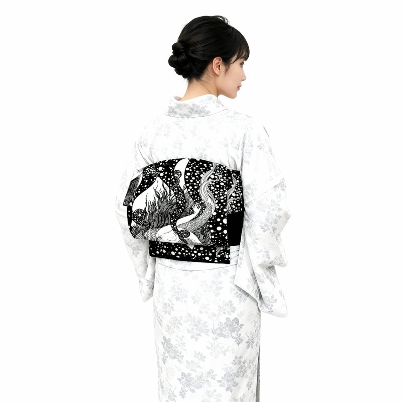 预系式定型银座结-  流光人鱼之舞 - 皮带/腰带 - 聚酯纤维 黑色