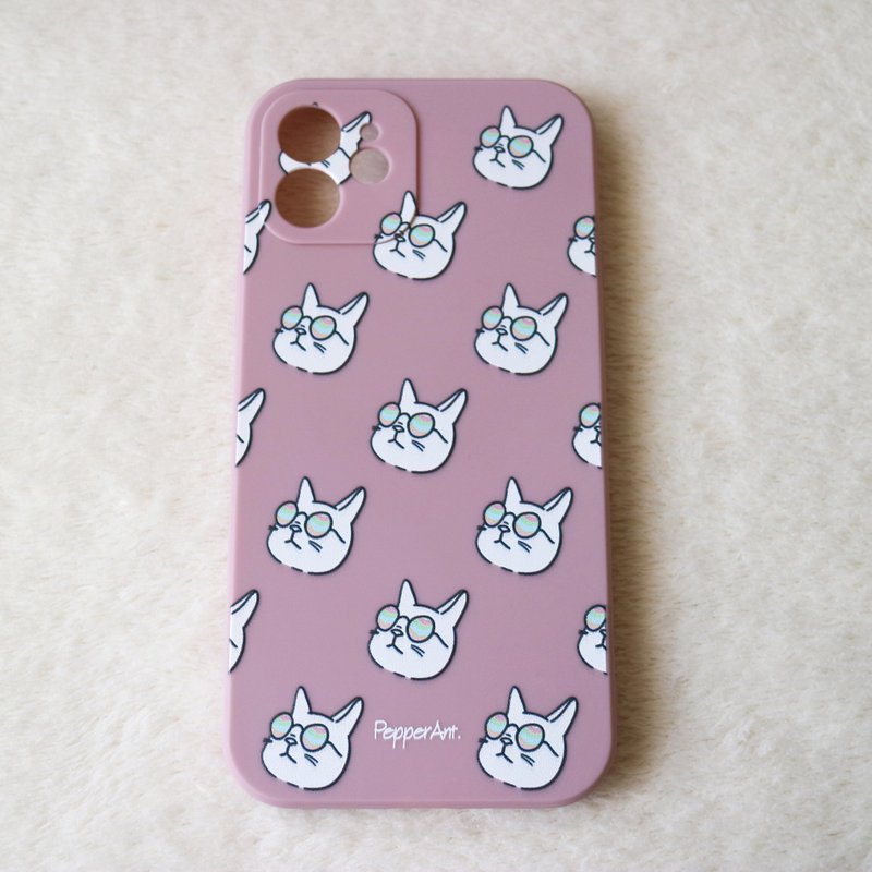 PepperAnt 猫猫 iPhone 葡萄手机壳 - 手机壳/手机套 - 塑料 紫色