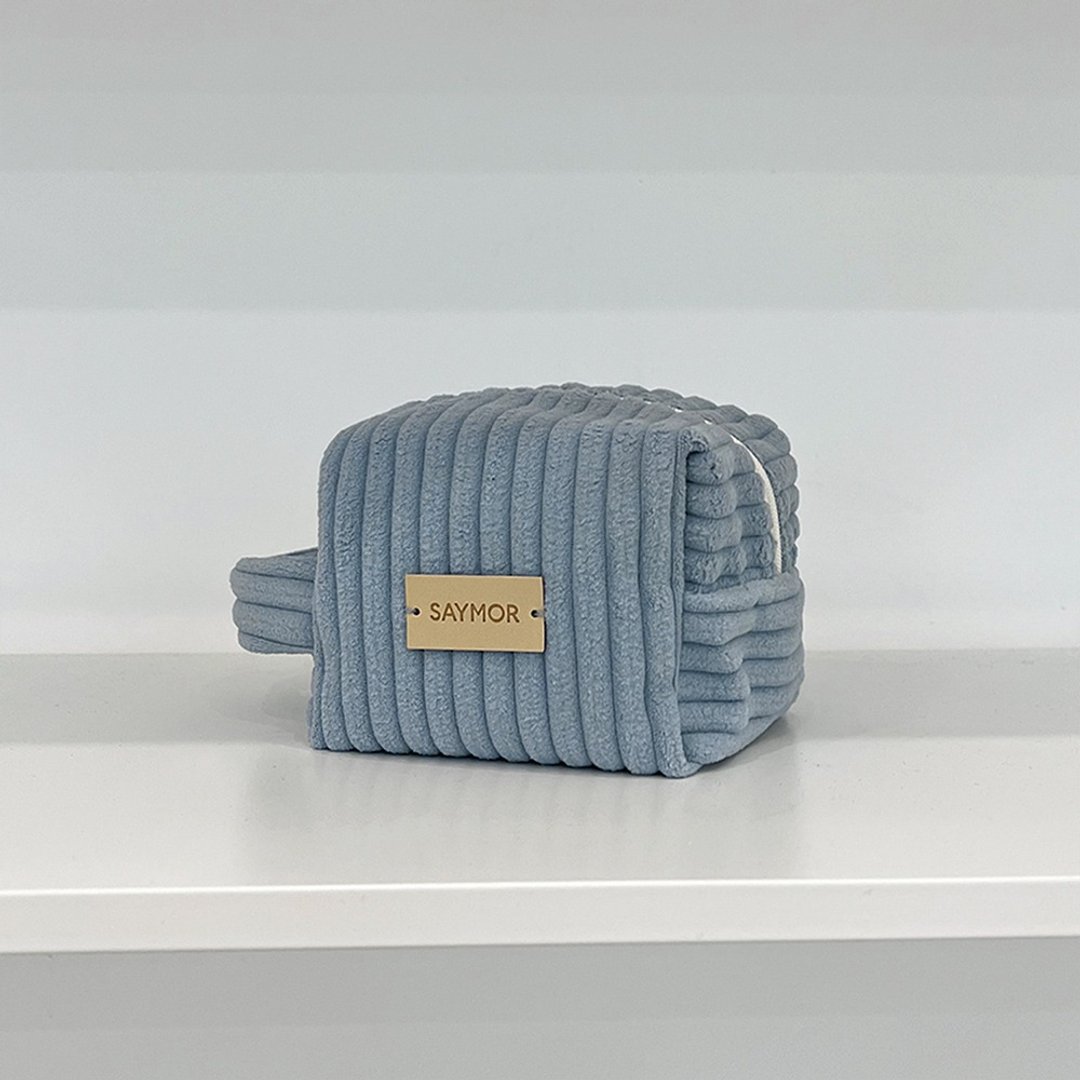 Cushion Pouch_Sora (浅蓝色) - 化妆包/杂物包 - 其他材质 蓝色