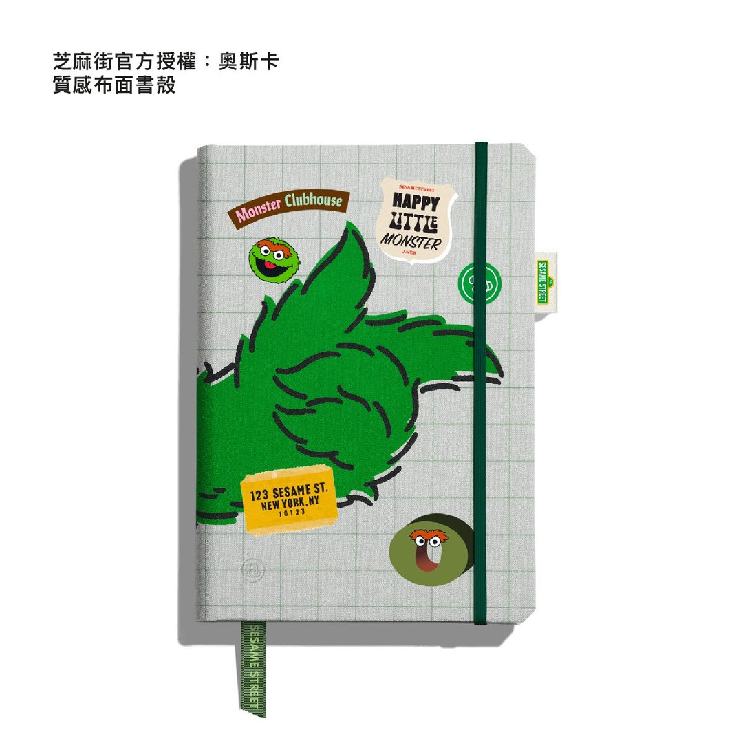 【定制化礼物】芝麻街授权 奥斯卡客制化笔记本 - 笔记本/手帐 - 纸 