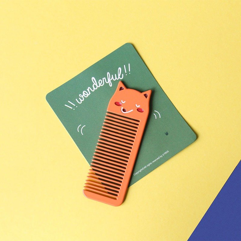 UPICK原品生活合金梳子原创文艺小清新北极熊黑猫便携带梳子 - 其他 - 其他金属 