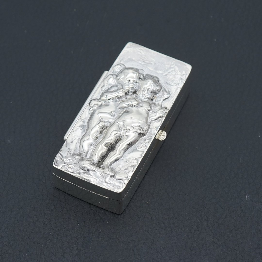银盒：纯银药盒 (Sterling Silver Box) - 其他 - 纯银 银色