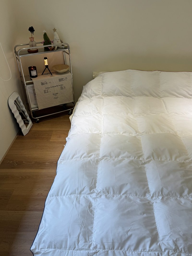 双滚边3D科技仿羽绒四季被(可机洗) - 被子/毛毯 - 聚酯纤维 白色