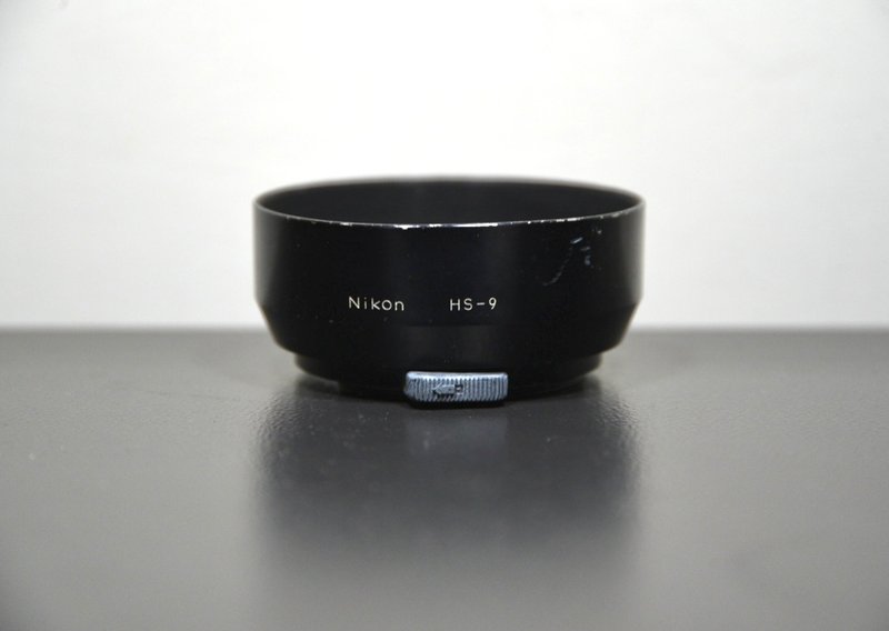 【经典古物】尼康 Nikon HS-9 Lens Hood 原厂遮光罩 50mm f/1.4 - 相机 - 其他金属 