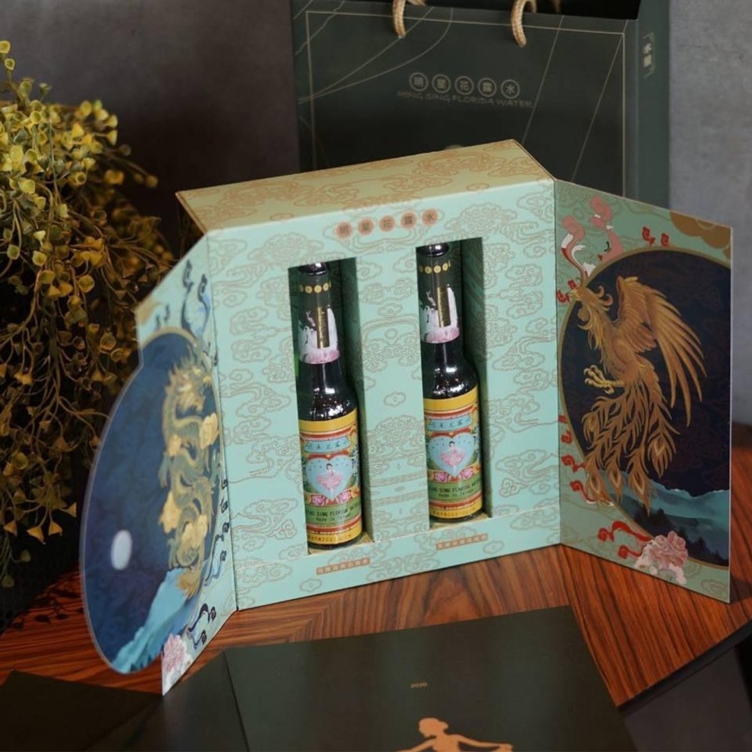 送礼首选 | 明星花露水 植萃原料 龙凤呈祥礼盒 | 85ml 2入 - 洗手用品 - 玻璃 