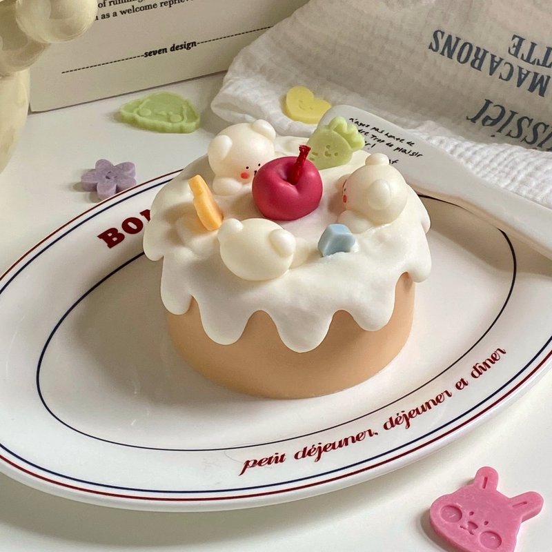 【蛋糕系列】快乐小伙伴 4寸蛋糕蜡烛 - 蜡烛/烛台 - 蜡 