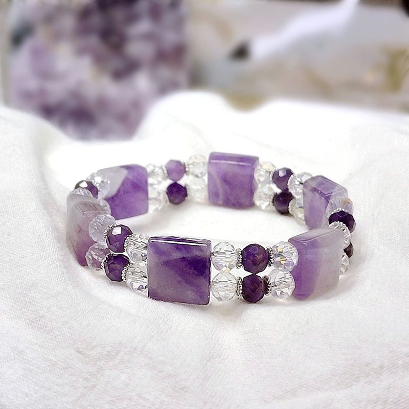 紫雾心语 | 梦幻紫水晶 | - 手链/手环 - 水晶 