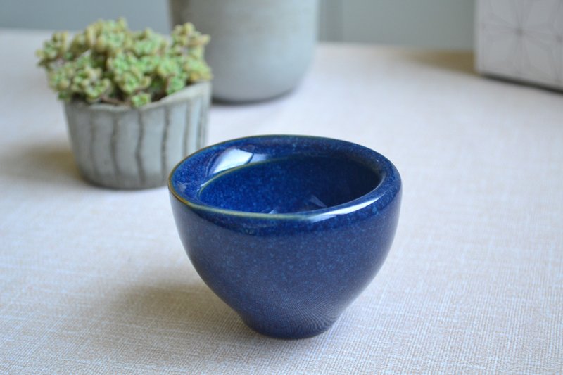 湛放蓝两怡品饮杯 手冲滤杯 咖啡滤杯 咖啡滤器  礼物 中秋节 - 咖啡壶/周边 - 瓷 蓝色