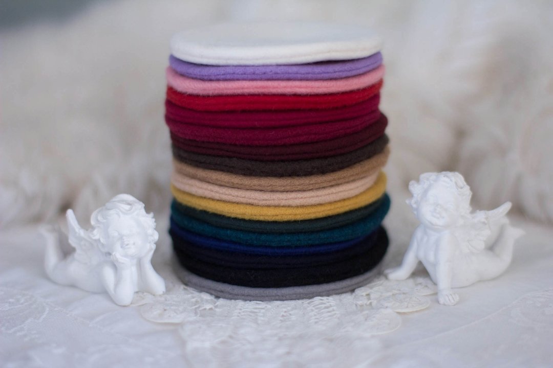 Bjd doll clothes minifee accessory drap beret, rainbow - 其他 - 羊毛 多色