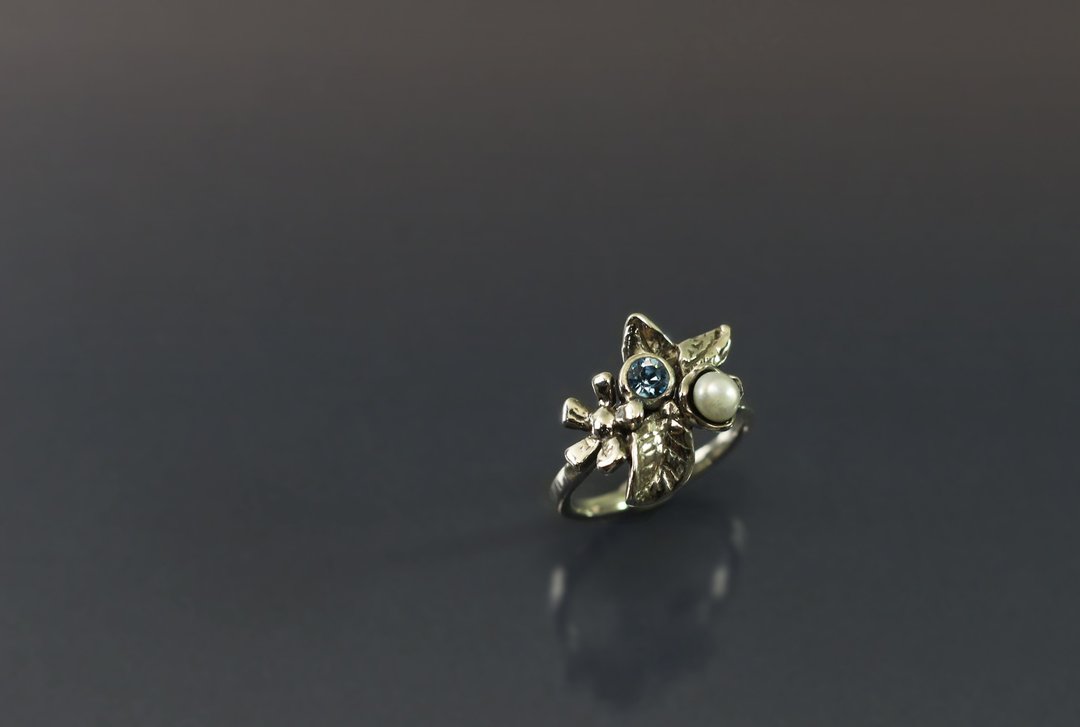 花系列-花漾组合925银戒S - 戒指 - 纯银 