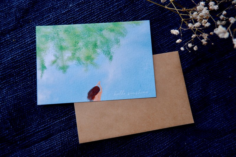 【阳光小小我】原创手绘明信片 - 卡片/明信片 - 纸 