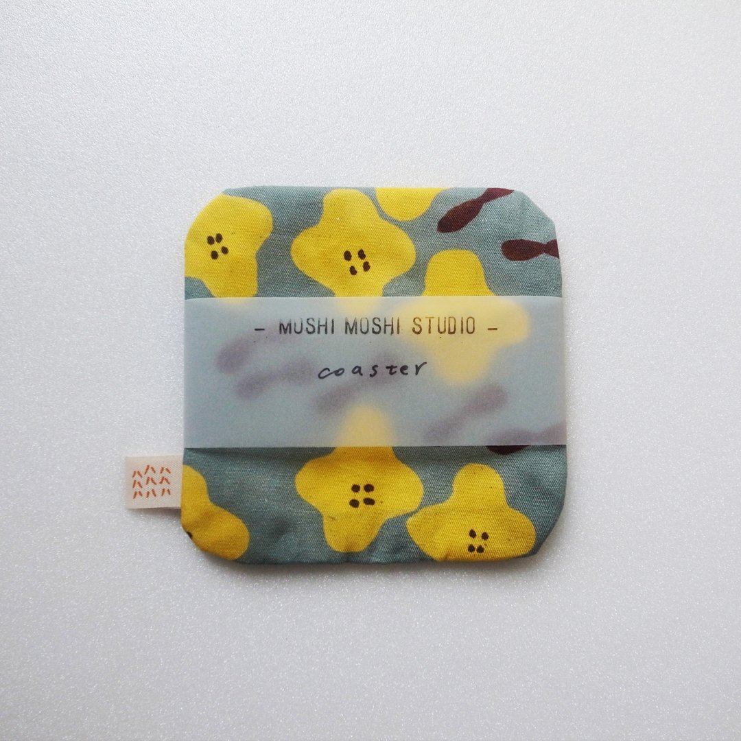 moshimoshi 杯垫 | 路边小花 - 餐垫/桌巾 - 棉 