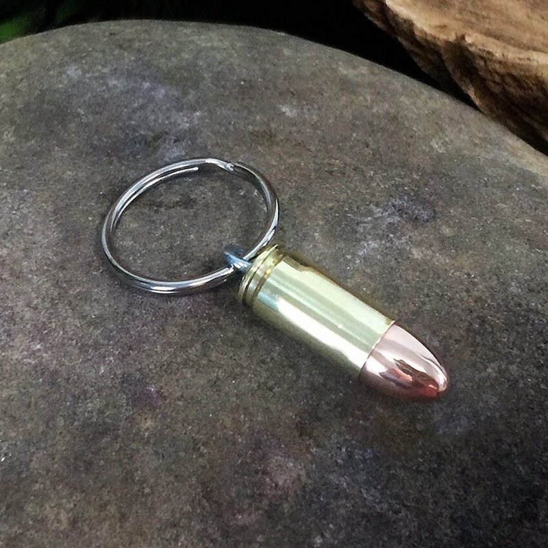 Bullet - 9mm 手枪子弹钥匙圈 / 金属造型钥匙扣 创意钥匙吊饰 - 钥匙链/钥匙包 - 其他材质 