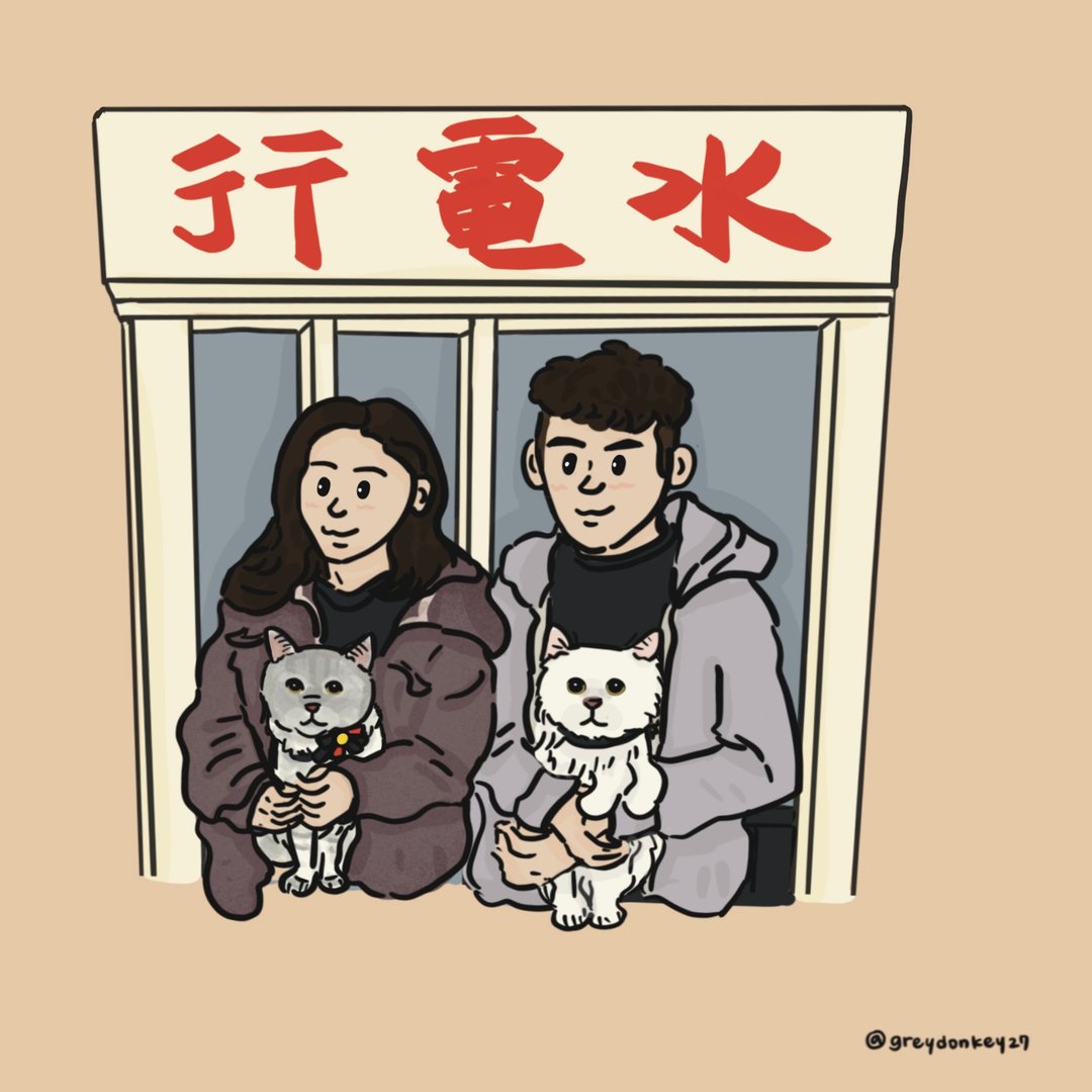 【定制手绘插画】全家福家庭系列 电子档 下单前请先联系设计师 - 电子手绘真人画像/绘画/插画 - 其他材质 
