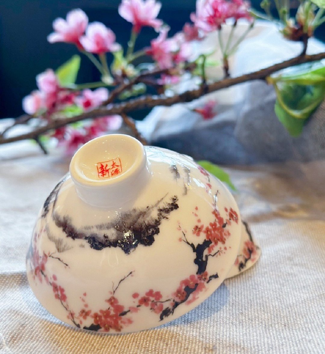樱啼春晓响杯/80cc/吉祥杯/吉响杯/心想事成/财源广进 - 茶具/茶杯 - 瓷 