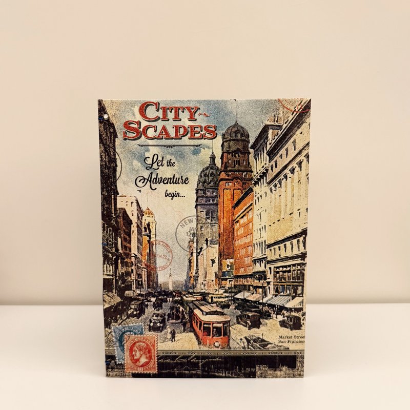 城市风景 法式科普特手工书 - 笔记本/手帐 - 纸 