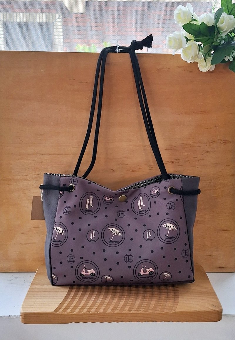 设计师款印花时髦拖特包-正时尚 - 侧背包/斜挎包 - 聚酯纤维 