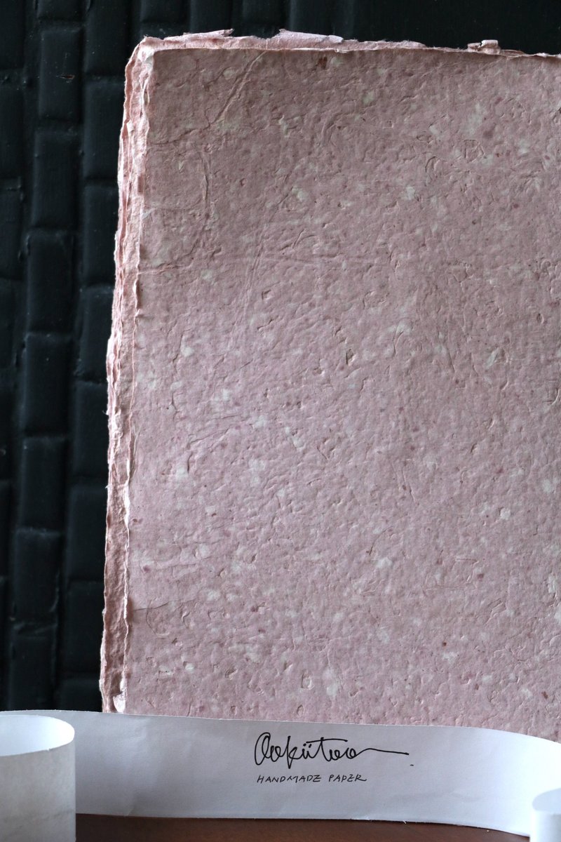 A4手作纸/10张一组 - 卡片/明信片 - 纸 粉红色