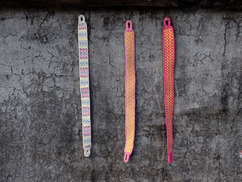 背起来系列－传统泰雅弓织肩背带 - 其他 - 棉．麻 多色