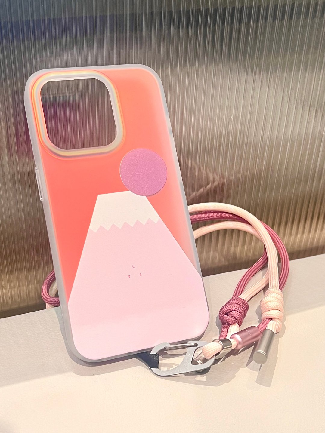 幻彩全包手机壳 | 粉红色Fuji Mountain 富士山图案 Phone case - 手机壳/手机套 - 塑料 粉红色