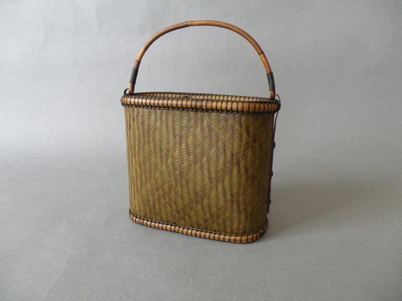 染网代编织包 - 手提包/手提袋 - 其他材质 咖啡色