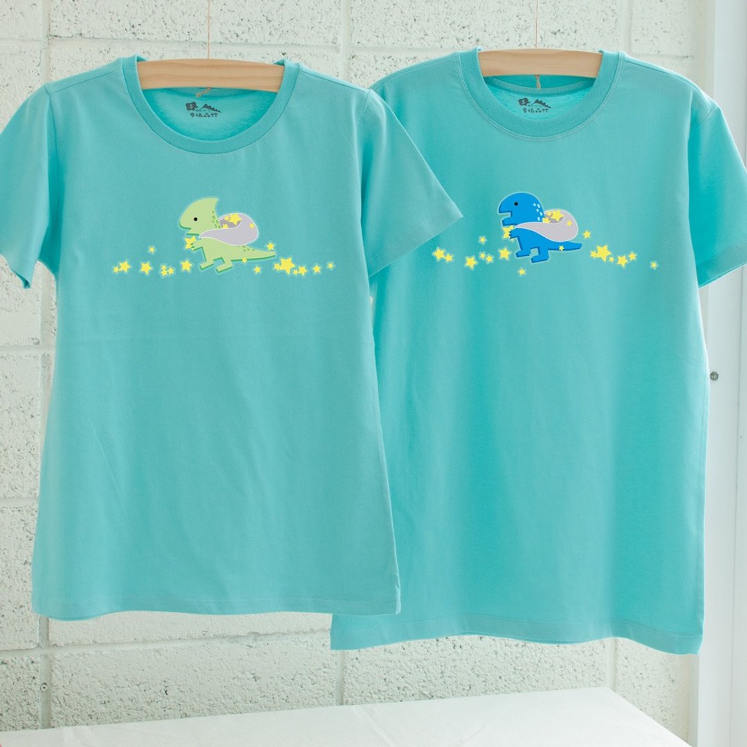 【情人节礼物】【你遗落的星星】情侣装/短袖T-shirt 好朋友 闺密 - 女装 T 恤 - 棉 白色
