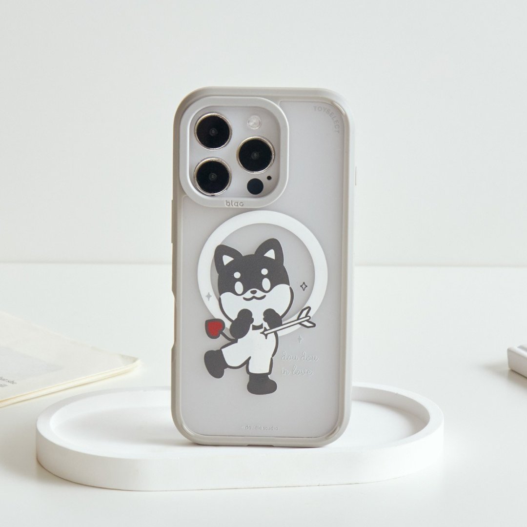 doudle studio豆豆爱之箭极光雾透MagSafe iPhone手机壳 - 手机壳/手机套 - 塑料 多色
