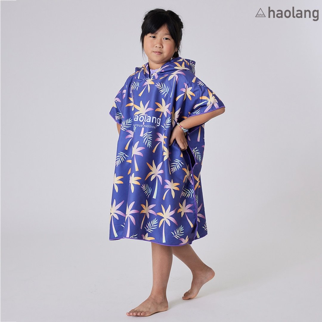 Haolang 小精灵儿童快干浴巾衣/纤维毛/速干 - 运动配件 - 聚酯纤维 