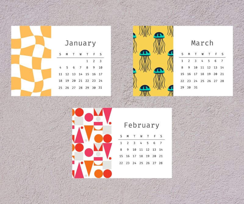 Modern Motion 2026 月历 - 其他数码设计 - 其他材质 
