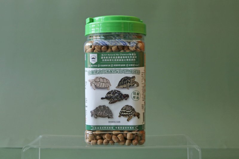 【天然食谱】陆龟挑食均衡配合湿式熟成饲料 350g - 其他 - 其他材质 绿色