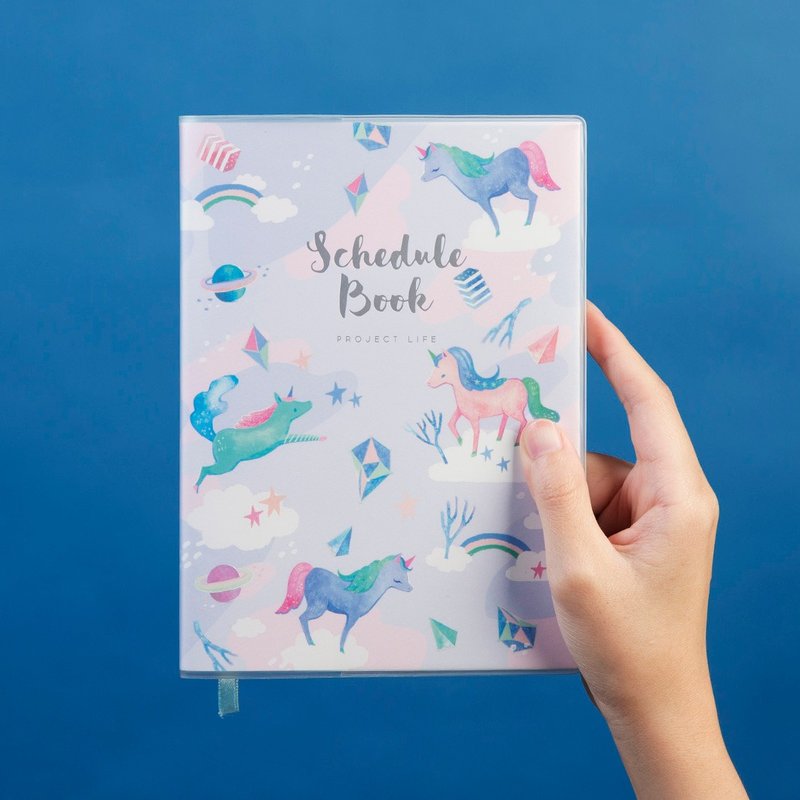 月周行事历手帐-彩虹小马 - 笔记本/手帐 - 纸 粉红色