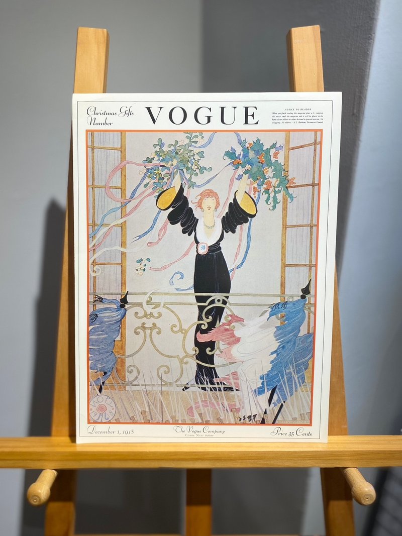 1918年VOGUE时尚杂志封面-1900-1970复刻海报精选图集(1978年) - 海报/装饰画/版画 - 纸 红色