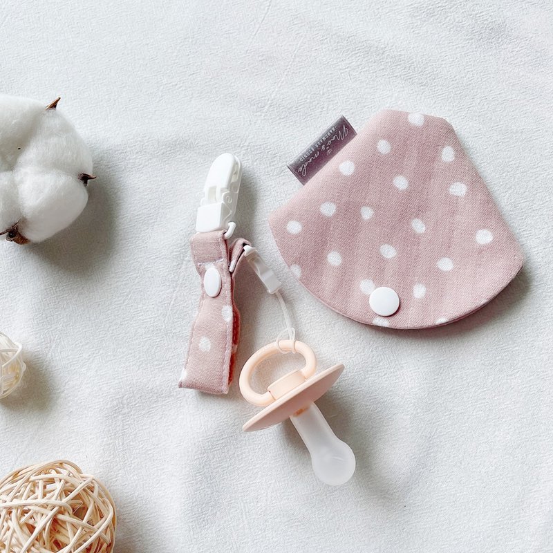 奶嘴防尘收纳袋 即拆式 奶嘴链 奶嘴收纳 奶嘴防尘套 多款花色 - 围嘴/口水巾 - 棉．麻 