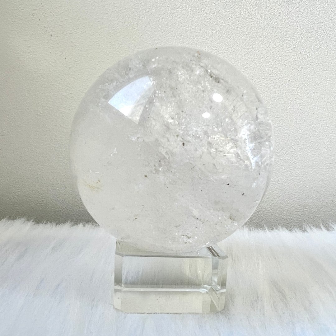 白晶球 | 水晶 | 水晶球 | 水晶摆件 - 摆饰 - 水晶 透明