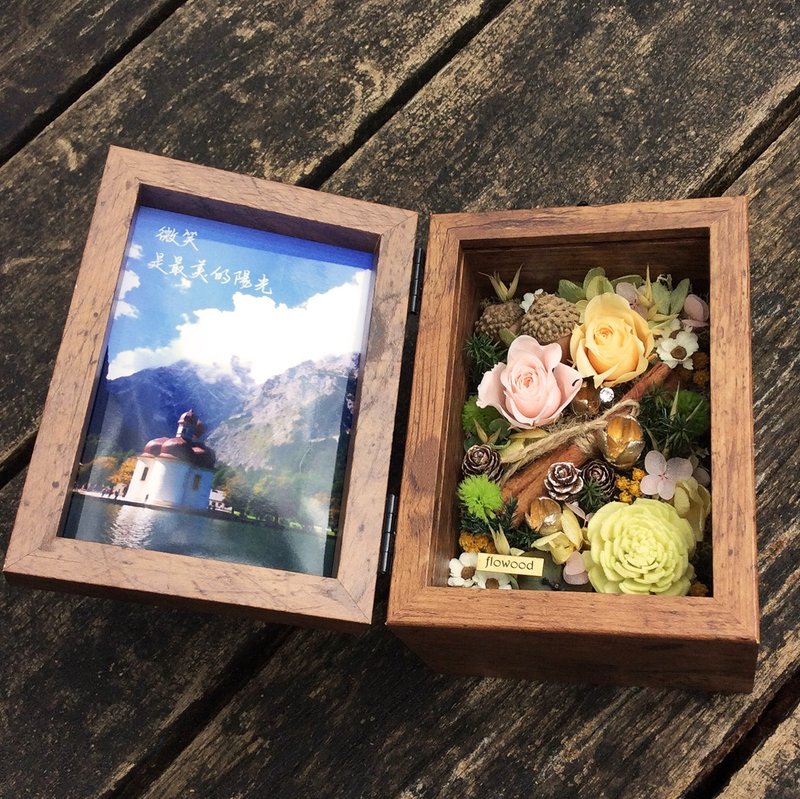 (已售完)情人节首选 永生花 相框 可定制 - 干燥花/捧花 - 植物．花 绿色