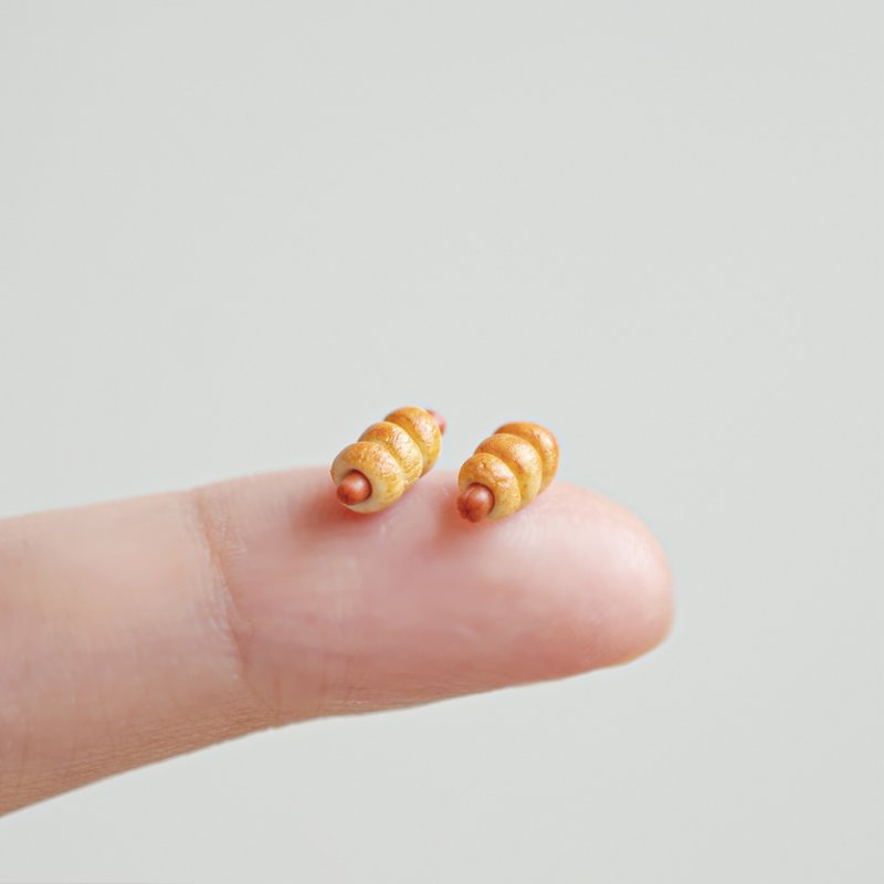 【DIY】肠仔包材料包 // 袖珍黏土 - 陶艺 - 粘土 白色